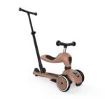 Scoot & Ride Highwaykick 1 Push and Go Kickboard with Seat Children's Scooter 2-in-1 Balance Bike with Handlebar from 1 2 Years Grows with Your Child Height Adjustable Tool-Free
