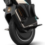 Inmotion Elektrisches Einrad V12S, für Erwachsene, schwarz, Reichweite bis zu 100 km, Geschwindigkeit begrenzt auf 20 km/h, 16-Zoll-Luftreifen, Touchscreen, Lautsprecher, schwarz