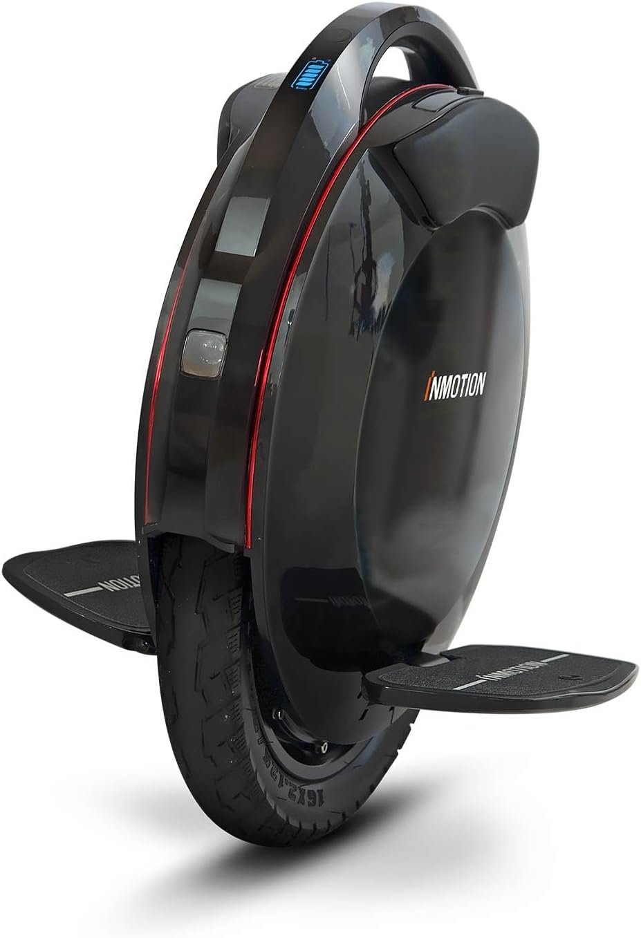 61H29Y8vaIL._AC_SL1500 Inmotion Einrad Elektrisch V8S, Erwachsene, Schwarz, Motor 1000W, Reichweite bis zu 70km, Geschwindigkeit auf 25 km/h begrenzt, Luftreifen 16''