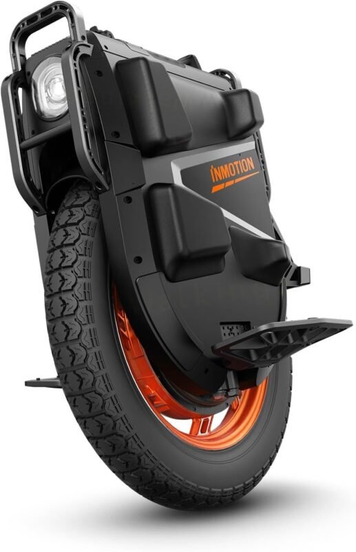 Inmotion Einrad Elektrisch V13 Pro, Erwachsene, Schwarz, Motor 4500W, Reichweite bis zu 150km, Geschwindigkeit auf 25 km/h begrenzt, Luftreifen 22''