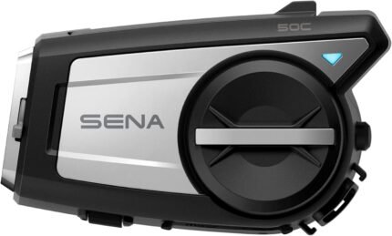 Sena 50C Motorrad Kommunikations & 4K Kamerasystem mit Sound by Harman Kardon und Premium Mikrofon & Lautsprechern sowie integrierter Mesh Gegensprechanlage