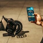 Inmotion Elektrisches Einrad V12S, für Erwachsene, schwarz, Reichweite bis zu 100 km, Geschwindigkeit begrenzt auf 20 km/h, 16-Zoll-Luftreifen, Touchscreen, Lautsprecher, schwarz