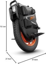 Inmotion Einrad Elektrisch V13 Pro, Erwachsene, Schwarz, Motor 4500W, Reichweite bis zu 150km, Geschwindigkeit auf 25 km/h begrenzt, Luftreifen 22''