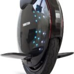 Inmotion Einrad Elektrisch V8F, Erwachsene, Schwarz, Motor 1000W, Reichweite bis zu 50km, 25lm/h, Luftreifen 16"