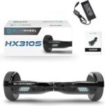 Bluewheel HX310s 6.5 Inch Premium Hoverboard - Electric Board with LED, Bluetooth Speaker, Strong Dual Motor, HX Hoverboard App Compatible, Ideal for Children and Adults, German Quality Brand