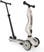 Scoot & Ride Highwaykick 1 Push and Go Kickboard with Seat Children's Scooter 2-in-1 Balance Bike with Handlebar from 1 2 Years Grows with Your Child Height Adjustable Tool-Free