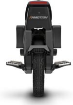 Inmotion Elektrisches Einrad V12S, für Erwachsene, schwarz, Reichweite bis zu 100 km, Geschwindigkeit begrenzt auf 20 km/h, 16-Zoll-Luftreifen, Touchscreen, Lautsprecher, schwarz