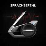 Sena 50S Motorrad Bluetooth Headset mit Drehrad und Sound by Harman Kardon, integriertem Mesh Intercom System und Premium Mikrofon & Lautsprechern