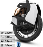 KINGSONG Elektrisch Einrad S18 Pro + White 1110Wh, Motor 2200W, Reichweite bis zu 80km, Begrenzte Geschwindigkeit 25km/h, Reifen 18",