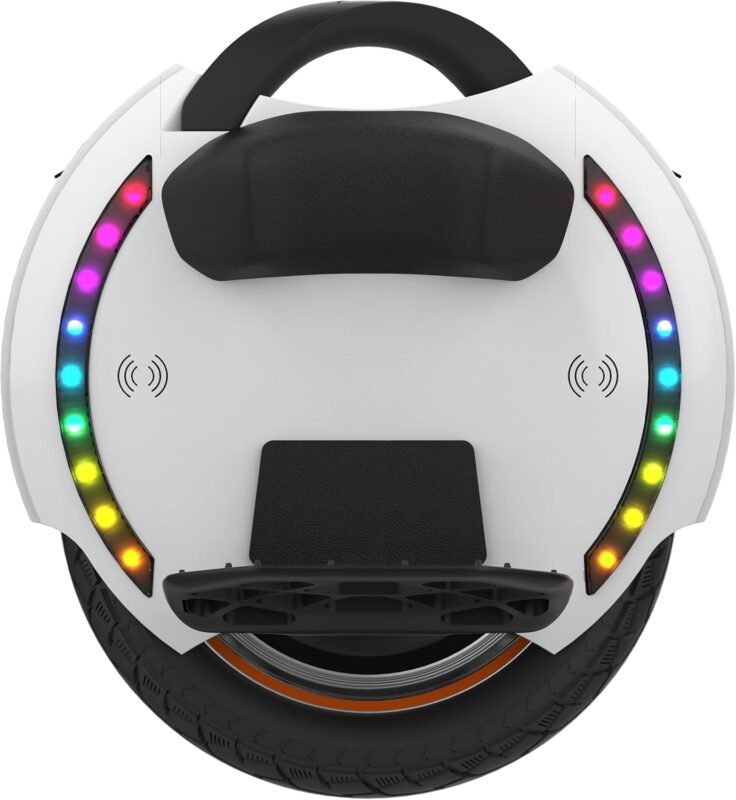 Kingsong Elektro-Laufrad KS-14D, Erwachsene,Weiß, 800W Motor, Reichweite bis zu 40km, 20km/h begrenzt, 14" Luftreifen, Lautsprecher und Bluetooth