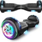 SISIGAD Hoverboard 6.5 Inch Overboard Floating Board with LED/Bluetooth, Skateboard Hoverboard, Gift for Children
