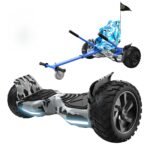 RCB Hoverboards SUV with Seat Hoverboards Off-Road, App-Enabled Bluetooth Hoverboards, 8.5 Inch Hummer + Hoverkart Go Kart for Self Balancing Hoverboards, Gift for Children