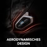 Sena 50R Motorrad Bluetooth Kommunikationssystem mit 3-Tasten Bedieneinheit und Sound by Harman Kardon, integriertem Mesh Intercom System und Premium Mikrofon & Lautsprechern