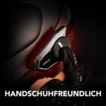 Sena 50S Motorrad Bluetooth Headset mit Drehrad und Sound by Harman Kardon, integriertem Mesh Intercom System und Premium Mikrofon & Lautsprechern