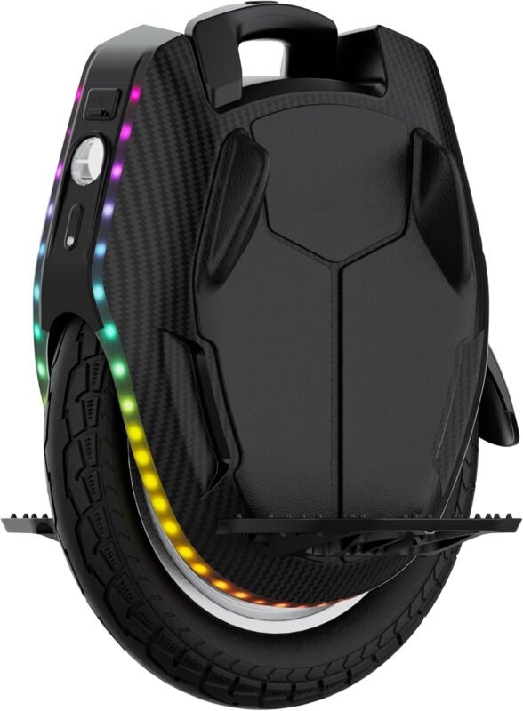 KINGSONG Elektrisches Gyrorad KS-S16X, Erwachsene, Schwarz, 2000W Motor, 1554-Wh-Akku, Reichweite bis zu 75km, 20km/h begrenzt, 16" Luftreifen, Lautsprecher und Bluetooth