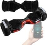 Robway X1 / X2 Hoverboard - The Original - Offroad / Street Edition - Samsung Brand Battery - Self-Balance - Bluetooth Speaker - 700 Watt Motor - App - LED, black