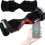 Robway X1 / X2 Hoverboard - The Original - Offroad / Street Edition - Samsung Brand Battery - Self-Balance - Bluetooth Speaker - 700 Watt Motor - App - LED, black