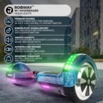 Robway W1 Original Hoverboard, Branded Battery, Self-Balancing, 22 Colours, Bluetooth, 2 x 350 Watt Motors, App, LED
