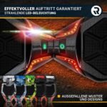 Robway X1 / X2 Hoverboard - The Original - Offroad / Street Edition - Samsung Brand Battery - Self-Balance - Bluetooth Speaker - 700 Watt Motor - App - LED, black